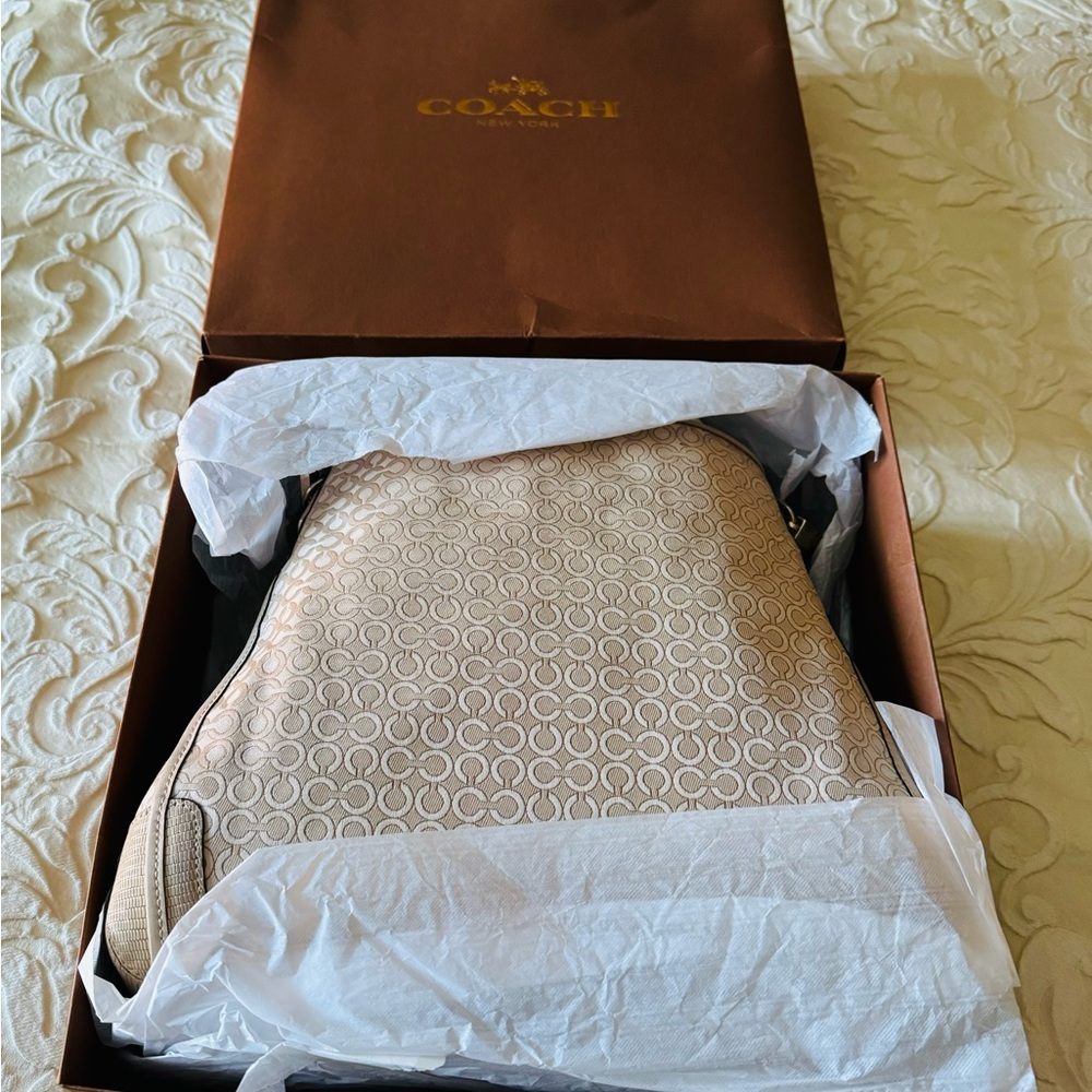 Coach Purse shoulder bag Gold